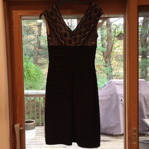 Classy Black Lace Dress